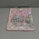 Case for iPad 12.9 Inch (6th/5th/4th/3rd Generation, 2022/2021/2020/2018), Pencel Holder + Trifold Support Auto Sleep/Wake, Transparent Shockproof Back Cover, Rainbow Unicorn