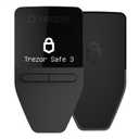 Trezor Safe 3 - Passphrase & Secure Element Protected Crypto Hardware Wallet - Buy, Store, Manage Digital Assets Simply and Safely (Cosmic Black)