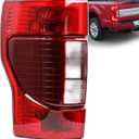 Tail Lights With Blind Spot Compatible with Ford F250 F350 Super Duty 2020 2021 2022 Rear Taillights Taillamp Assembly Halogen Left Driver Side