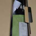 TUYU Electric Spin Scrubber, Full-Body IPX7 Waterproof Bathroom Scrubber with Power LCD Display, Adjustable Extension Handle, Cordless Shower Cleaner Brush for Bathtub Kitchen Wall Cleaning (Black)