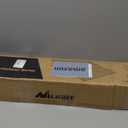 Threshold Ramp for Doorways,Adjustable Height 2.6"-7.3" Aluminum Wheelchair Ramp with Heightening Screws and Swivel Angle Leg,1100lbs Load Capacity, 30"x36'' Curb Ramp for Trolley,Power Chairs