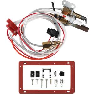 Pilot Assembly for Water Heater Parts Compatible with Rheem Ruud Richmond SP21058 SP20824 SP20754 SP20800 | NG/LP Universal Burner Ignition Replacement Kit with Thermopile & Sparker