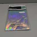 LabZhang 4 Pack Iridescent Plastic Tablecloth, Rectangular Disposable Tablecloths Sparkle Party Table Covers 54" x 108" (Laser)