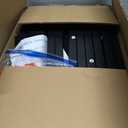 aboxoo Luggage Rack with storage, Guest Room Folding Suitcase Stands, Holds up to 120 lb, Space Saving Suitcase Holders for guest room, Bedroom Hotel, Black