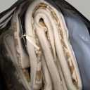 Floral Throw Pillow Covers 18x18 Farmhouse Block Print Pillow Covers Decorative Pillow Covers Couch Pillows for Living Room Vintage Accent Sofa Pillows Set of 2, Neutral