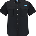 Men's UV UPF 50+ Fishing Shirts for Men Sun Protection Breathable Fast Dry SPF Hiking Short Sleeve Shirt, Large