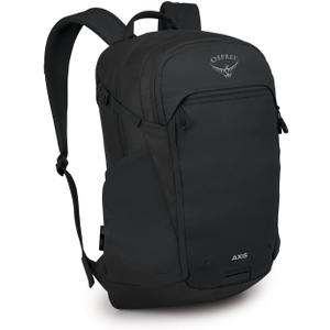 Osprey Axis Laptop Backpack – Sleek, Urban-Ready Everyday Pack with Laptop Sleeve, Dual Water Bottle Pockets, and Compression Straps – Ideal for College, City Commutes, and Casual Travel, Black