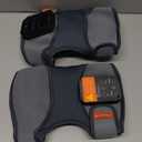 Cordless Knee Massager with Heat Vibration for Pain Relief, MAXwarm 4.0[2026 Upgraded] - Electric Heated Knee Brace with 5 Heat Levels and 3 Massage Mode, Gifts for Men Women (Grey, Pair)