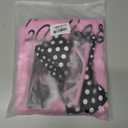 VLUV Pink Halloween Costumes Set, Women's Halloween Retro Satin Jacket Set with Scarf Headbands Glasses Accessories (Pink, XXL)