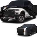 Colorado Truck Cover Custom Fit 2003-2026 Extended/Crew Cab SB (5'-6.1', No fit ZR2) with Door Zipper, Full Exterior Pickup Truck Cover Waterproof All Weather, Wind Dust Sun and UV Protector.