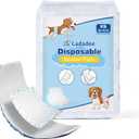 Dog Diaper Liners for Male and Female Dogs-80PCS, Disposable Booster Pads for Dogs, Doggie Diaper Inserts fit Most Types of Dog Diapers - Pet Belly Bands and Male Wraps Pads