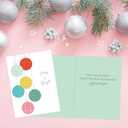 Modern Pattern Holiday Card Pack / 24 Cards With White Envelopes / 4 Fun Vibrant Winter Designs / 4 5/8" x 6 1/4" Festive Christmas Note Cards