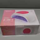 SUNUV SUN2C UV Light for Nails, UV LED Nail Lamp with 4 Timer Settings, Curing Lights Compatible with All Gel Polish Rose