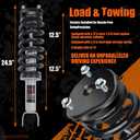 2 Inch Leveling Struts for 2012-2018 Ram 1500 4WD & 2019-2024 Ram 1500 Classic 4WD, Pre-Loaded Coil Spring, Eliminate Factory Rake, Bolt-On Installation, Smooth Factory-Like Ride