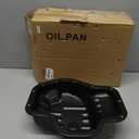 Engine Oil Pan with Drain Plug, Compatible with 2002-2006 Toyota Camry, 2002-2006 Solara, 2009-2013 Corolla, 2009-2013 Matrix, 2001-2007 Highlander, 2004-2005 RAV4, L4 2.4L, Gas 2AZ-FE