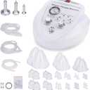 Vacuum Therapy Cupping Machine with 30 Cups and 3 Metal Gua Sha Handles for Salon SPA, Body, Back, Face Massage Care