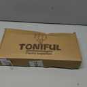 TONIFUL 4 Set Black Gold Balloon Centerpieces for Table,Balloon Stand Kit for Black Gold Party Decor 40th 50th 60th 70th Birthday Decorations Anniversary Graduation Decorations 2026 New Year Eve