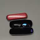 EYEURL Blue Light Blocking Readers for Women - Set of 2 Ladies Computer Reading Glasses +2.0 Choose Your Magnification Lightweight and Comfortable (Purple+red)