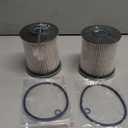 TP1015 Fuel Filter for 6.6L Duramax Diesel Compatible with 2017-2025 Chevy Silverado/GMC Sierra 2500HD 3500HD, 2014-2019 Chevy Cruze | Replaces# 23304096, 13539108, 23456595, with Seals (2 Pack)