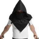 Hood Scarf Of Cowl Unisex Cloak Hooded Cape Hat With Adjustable Arms For Halloween Cosplay Costume