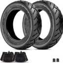 RUTU 10 x 2.50 Tire or Inner Tube and Tire Set Replacement for Smart Self Balancing Electric Scooters, Hover Board Fits 10" Scooter Wheels, 36v, 48v, 400w, 500w, 800w Hub Motor