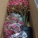 Aoutyers 24" Artificial Fall Potted Plants Outdoor, Faux Mums Flowers 2 Pcs