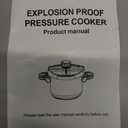 Stainless Steel Pressure Cooker 12 quart Commercial Stove Top Pressure Cooker for canning, Compatible with Gas & Induction, Fast Cooking for large 12+ quart, Stainless Steel