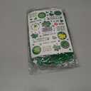 St Patricks Day Accessories for Women St Pattys Accessories Decorations Party Favor Packs Bulk Glasses Wristbands Necklace Green Beard Tattoo Stickers Slap Bracelets