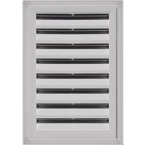 Builders Edge 120061218016 12" x 18" Rectangular Vent 016, Gray