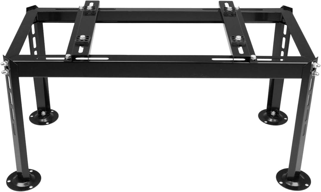 WeCooper Mini Split Ground Stand for 9000-24000BTU AC,Max Load 450LB Black