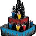 Fun Express Superhero Skyscraper City Treat Stand