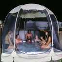 Alvantor Pop Up Screen House Gazebo with Mosquito Netting, Instant UV Resistant Sun Shelter for Patio & Backyard, Portable Canopy Tent for 2-10 Person