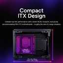 Cooler Master NR200P V3 Mini-ITX PC Case Top-Mount 280mm Radiator Support, Vertical GPU Mount with Mesh Side Panel & Removable Backplate, PCIe 5.0 Riser Cable Included, Fits 130mm SFX PSUs