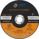 S SATC Cutting Wheel 6 in 6" x.045 x7/8" Cut Off Wheels for Metal 25 PCS Cutting Discs Fits Angle Grinder Concrete Accessories Saw Grinder Metal Cut Tools Grinder Attachment