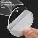 1/12" Thickness Clear Acrylic Discs, PMMA Blank Clear Acrylic Round Circle, Plexiglass Laser Cut Round Circle 25PCS (Dia 4.0")