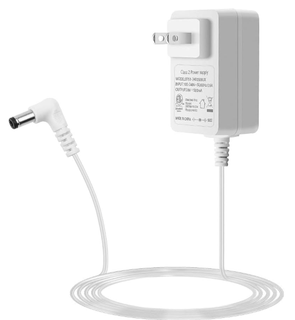 SHNITPWR 24V 0.5A 500mA Power Supply Adapter for Essential Oil Diffuser Aromatherapy Humidifier ETL Listed Class 2 Power Adapter 100V~240V AC to DC 24 Volt 12W Converter 5.5x2.1mm Tip 6ft Power Cord
