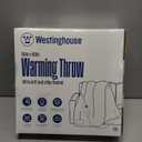 Westinghouse Electric Blanket Heated Throw, Super Cozy Soft Flannel 50"" x 60"" Heated Throw with 6 Fast Heating Levels & 2-10 Auto-Off, Machine Washable, ETL&FCC Certification, Home Office Use, Beige