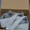 Cordless Shiatsu Neck and Back Massager with Heat, 10 Mins x 12 Uses, 3 Massage Modes & 2 Intensity Levels, 3D Kneading Deep Tissue for Pain Relief, Voice Prompt & Smart Memory, Relax for Women, Men (White)