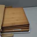 Wire Shelf Covers, Bamboo Wire Rack Covers for Pantry, Closet (4pcs, 24" W x 12" D)