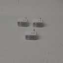 TESSAN European Travel Plug Adapter USB C 3 Pack, US to Europe Plug Adaptor with 4 AC Outlets 3 USB Charging Ports, Type C Power Adapter for USA to EU Euro Spain France Iceland Italy Germany Greece