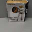 FANHAO Garden Hose Nozzle Heavy Duty, 100% Metal Spray Nozzle High Pressure Water Hose Nozzle with 7 Patterns for Watering Garden, Washing Cars and Showering Pets (Silver)