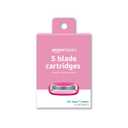 Amazon Basics Women's 5 Blade Razor Blades Refills, Fits Amazon Basics FITS System & Venus Handles, 6 Cartridges (Pack of 1)
