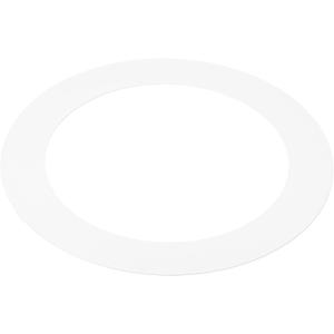 PATIKIL 4.9" ID 6.7" OD Light Trim Ring, White Goof Ring Matte Circular Light Cover Lighting Fixture for Ceiling Wall Recessed Can Downlights