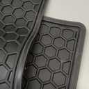 Car Rubber Floor Mat Custom Fit for Toyota RAV4 2014 2015 2016 2017 2018 Full Black Auto Floor Liner Mats All Weather Protection Heavy Duty Odorless