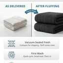 Casa Platino 100% Cotton Bath Towel Pack of 8 - Soft, Quick Dry & Highly Absorbent - 2 Bath, 4 Washcloths, 2 Hand Towels for Bathroom - Durable, Premium Quality & Ideal Gift for Him - Midnight Black