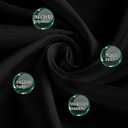 10 Pack Black Round Tablecloth 120 Inch Round Table Cloth Washable Polyester Fabric Bulk Linen Tablecloths Round Table Cover for Parties Wedding Banquet Buffet Dinning