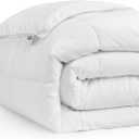 UGG Danielle Comforter Duvet Insert Cooling Lightweight Down Alternative Hypoallergenic Washable Quilted Fluffy Comforter Blanket Corner Tabs for Duvet Cover, King/California King, Bright White