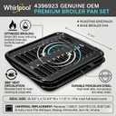 Whirlpool 4396923 Genuine OEM Premium Broiler Pan