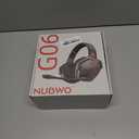 NUBWO Wireless Gaming Headset with Mic for Ps5 Ps4 PC, Zero Interference, 100-Hour Battery All-Day Play, 23ms Sync for Fortnite & Call of Duty/FPS Gamers, Triple Mode All Devices Compatible - Red