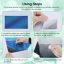 3 x 4 Pcs Flexible Mirror Reflective StickersNon Glass Safety Reflective Mirror, 12 x 12 in Self Adhesive Square Cuttable Acrylic Film Mirror for DIY Craft Home Wall Decoration